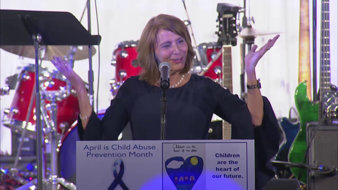 Blue Ribbon Bash to end child abuse - YouTube