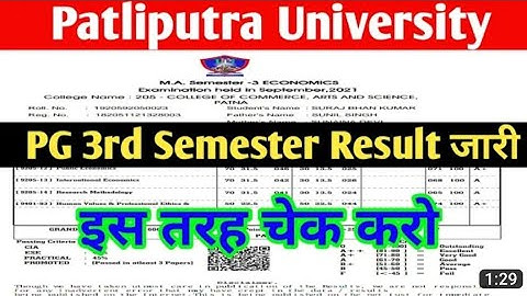 ppu pg 3rd semester result 2022|ppu pg sem 3 result 2020-22|ppu pg semester 3 result 2022|ppu news