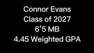 Connor Evans CO’27 POINT series/Chi-Town Highlights