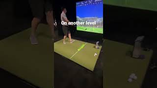 new Focus tech @foresightsports at @pgagolfshows 📸 @fiberbuiltgolf #golf #simulator #technology