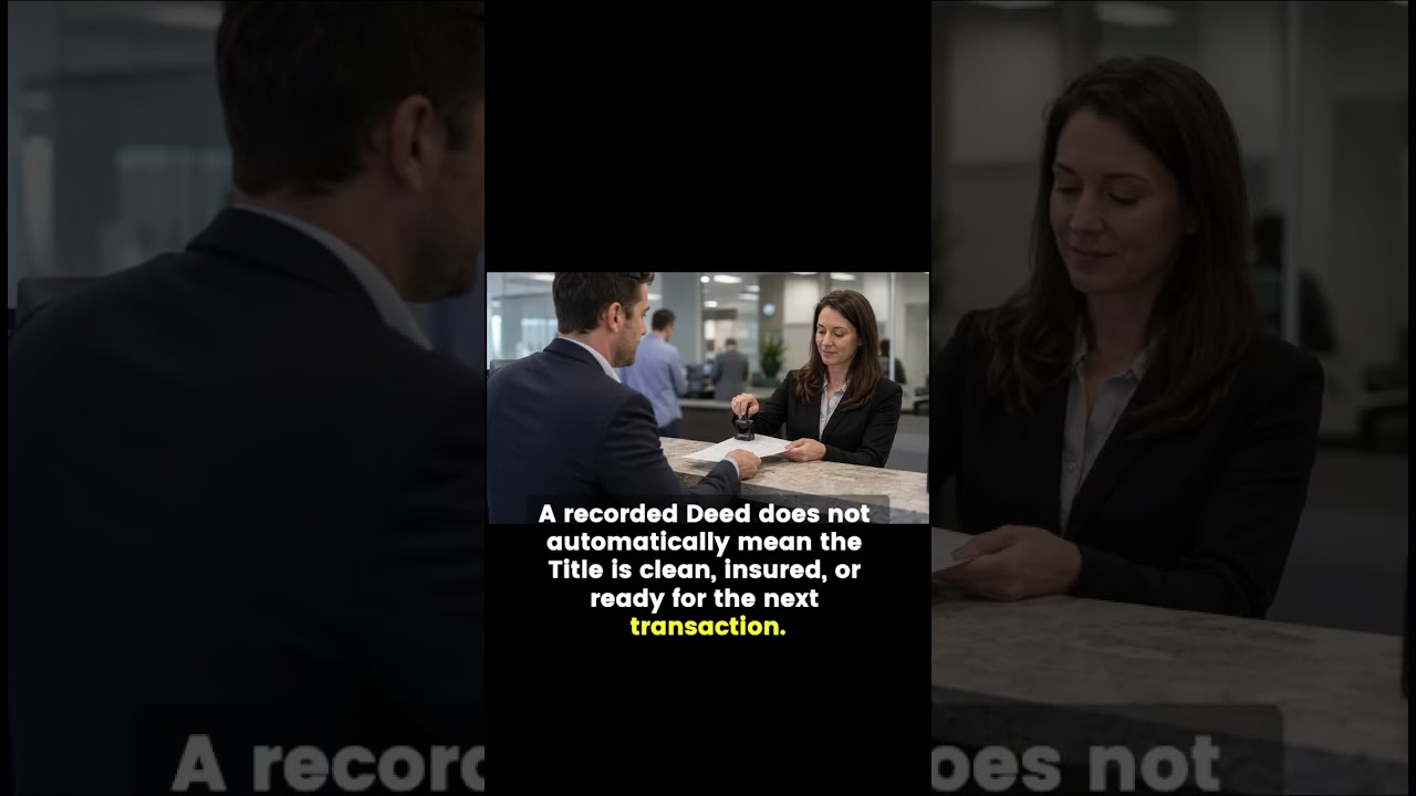 A tiny drip under the sink can transform into a flooded room if it is ignored. If a Deed was recorded outside of escrow, that small Title issue can become the reason a Real Estate closing stops.  #realstate #titleandescrow #realestatetips   #short
