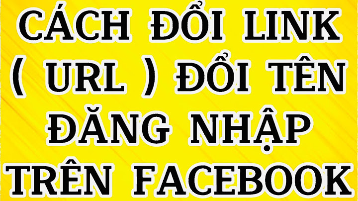 Hướng dẫn đổi tên đăng nhập facebook