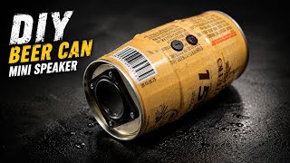 Beer Can Bluetooth Speaker Build