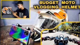 MOBILE MOTO VLOGGING SETUP // HOW TO MOUNT  MOBILE ON HELMET // budget vlogging setup by Travelfreaksahil 1,253 views 2 years ago 5 minutes, 34 seconds