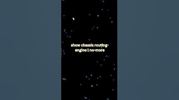 Juniper Ex Series: How to show routing engine info