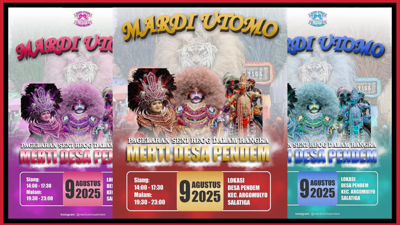 🔴 Live Streaming Merti Dusun Mardi Utomo Glerr || Dusun Pendem Kecamatan Argomulyo Kota Salatiga