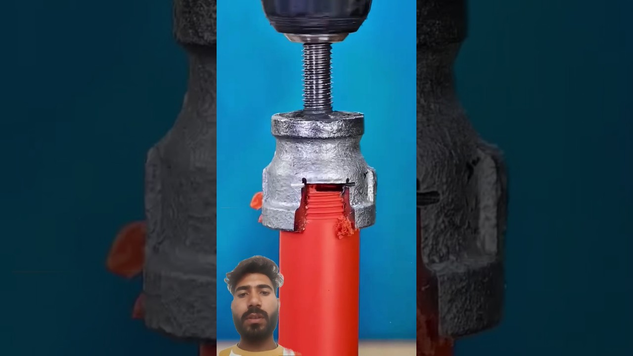 how to make thread in plastic pipe 