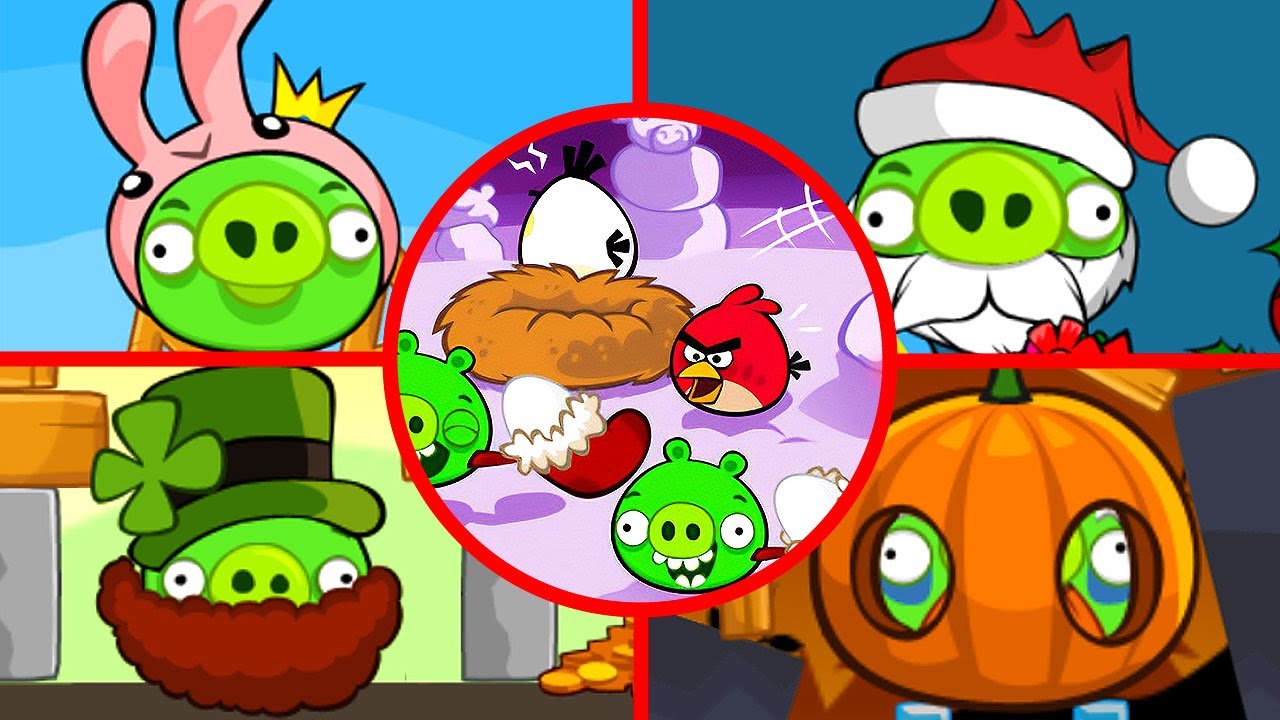 Angry Birds Seasons Mod Revival (4.1.0) - All Bosses (Part 1) 1080P 60 ...