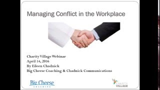 Managing Conflict in the Workplace