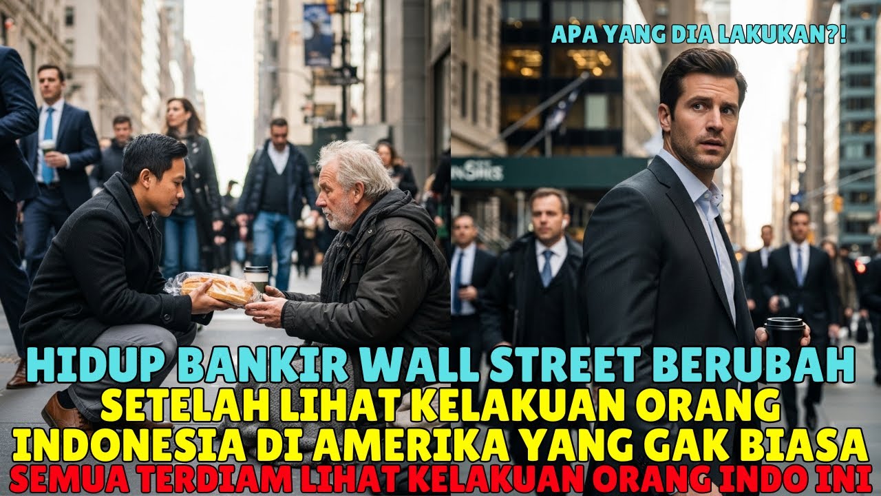 Bankir Wall Street syok melihat kelakuan orang Indonesia di Amerika, hidupnya berubah dalam sebulan