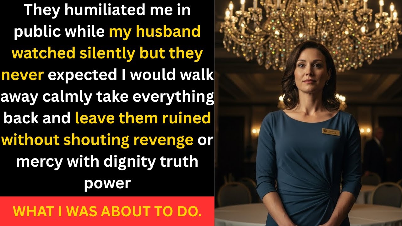 My Husband Let Them Take My Seat—So I Walked Away and Ended His World Quietly