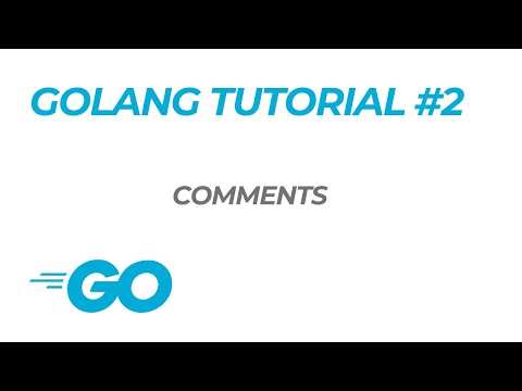 Capa de Golang Tutorial #2: Comments