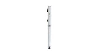 TaffLED 4 in 1 Senter Laser Pointer Pen dan Stylus - T0054 - OMTA0RSV
