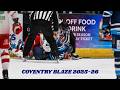 Coventry Blaze 2025-26 fights