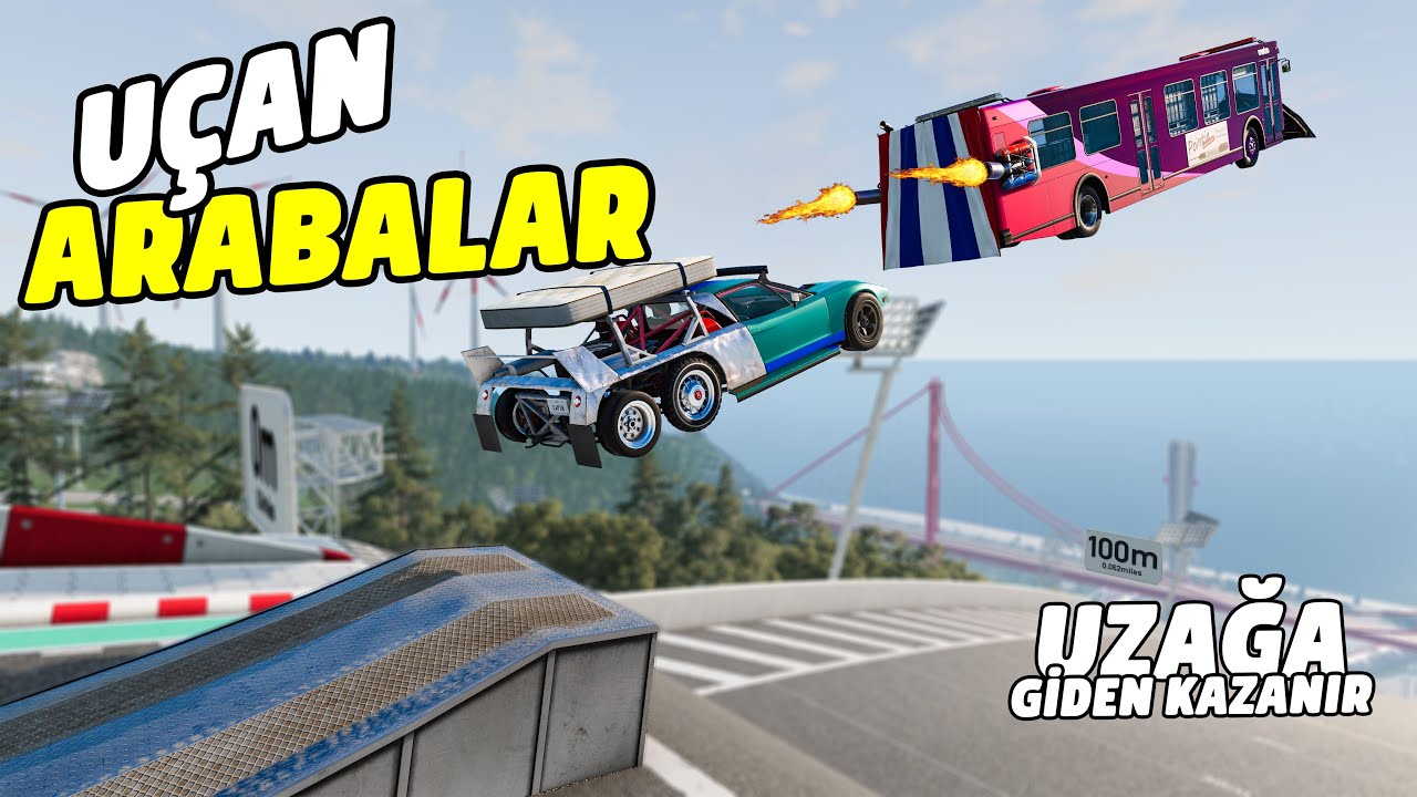 EN UZAĞA KİM UÇACAK? | BeamNG Drive