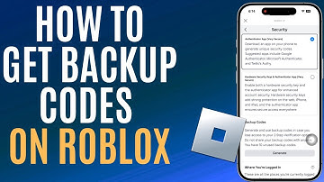 How to Get Backup Codes on Roblox |  Make a Backup Code in Roblox