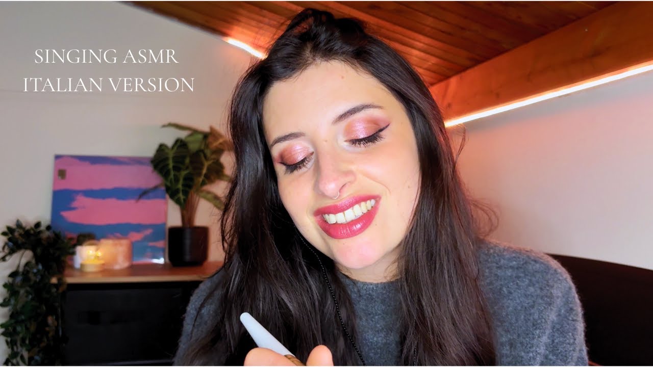 ASMR Soft Singing for Sleep & Relax | Italian Songs 🇮🇹