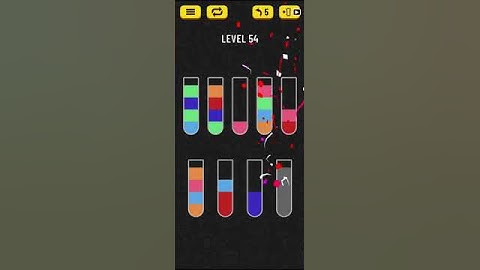 Water Sort Puzzle   level 54 !!! Mobile Cell Phone Game Walkthrough Android / Apple