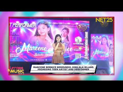 Marcene Bernice Bermundo recognized as a promising teen artist and performer