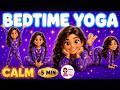 Easy Bedtime Yoga for Kids | Relax & Fall Asleep Faster | Happy Kids Yoga