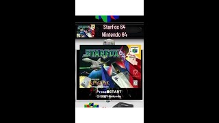 StarFox  64 on the Nintendo 64.