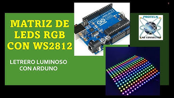 Letrero con matriz led 16x16 WS2812B