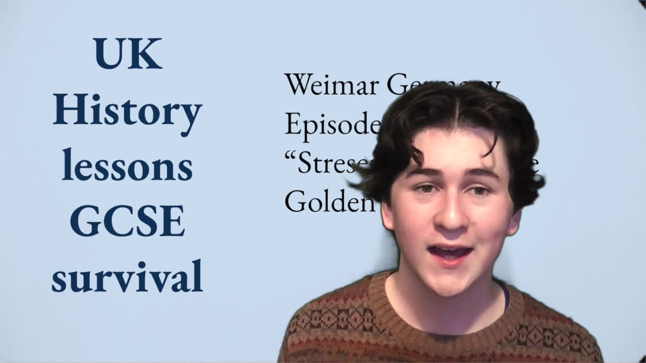 WEIMAR GERMANY GCSE HISTORY- Ep5- Stresemann and the Golden years