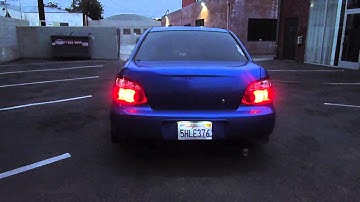 2004 Subaru WRX Hybrid TD04 Open Downpipe Exhaust