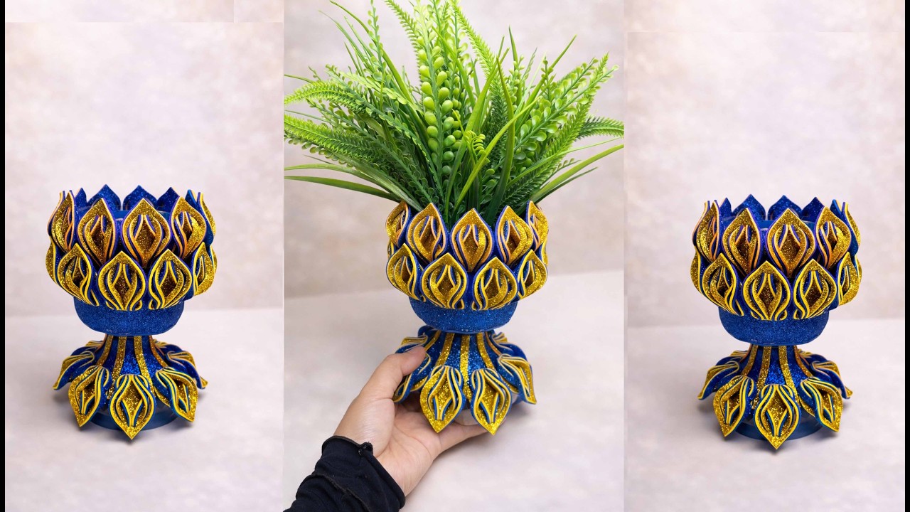 Hias Toples Bekas Sosis Jadi Cantik | Ide Kreatif Hias Toples Lebaran dan Vas Bunga