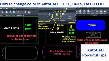 how to fill color in autocad