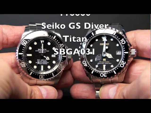 rolex submariner vs grand seiko diver