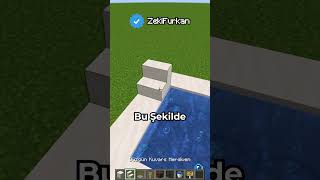 Minecraftta Gerçekçi Jakuzi Yapmak ?