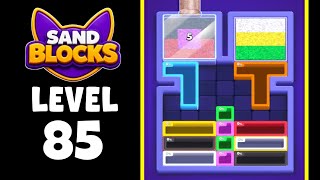 Sand Blocks level 85 walkthrough solution 