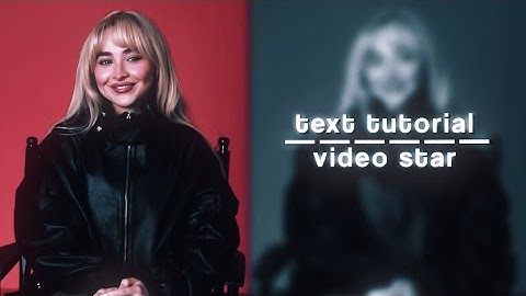 fade in text tutorial | video star