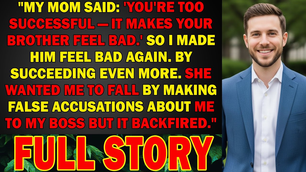 My Mom Said: "You're Too Successful—It Makes Your Brother Feel Bad" So I Made Him Feel Bad Again. By