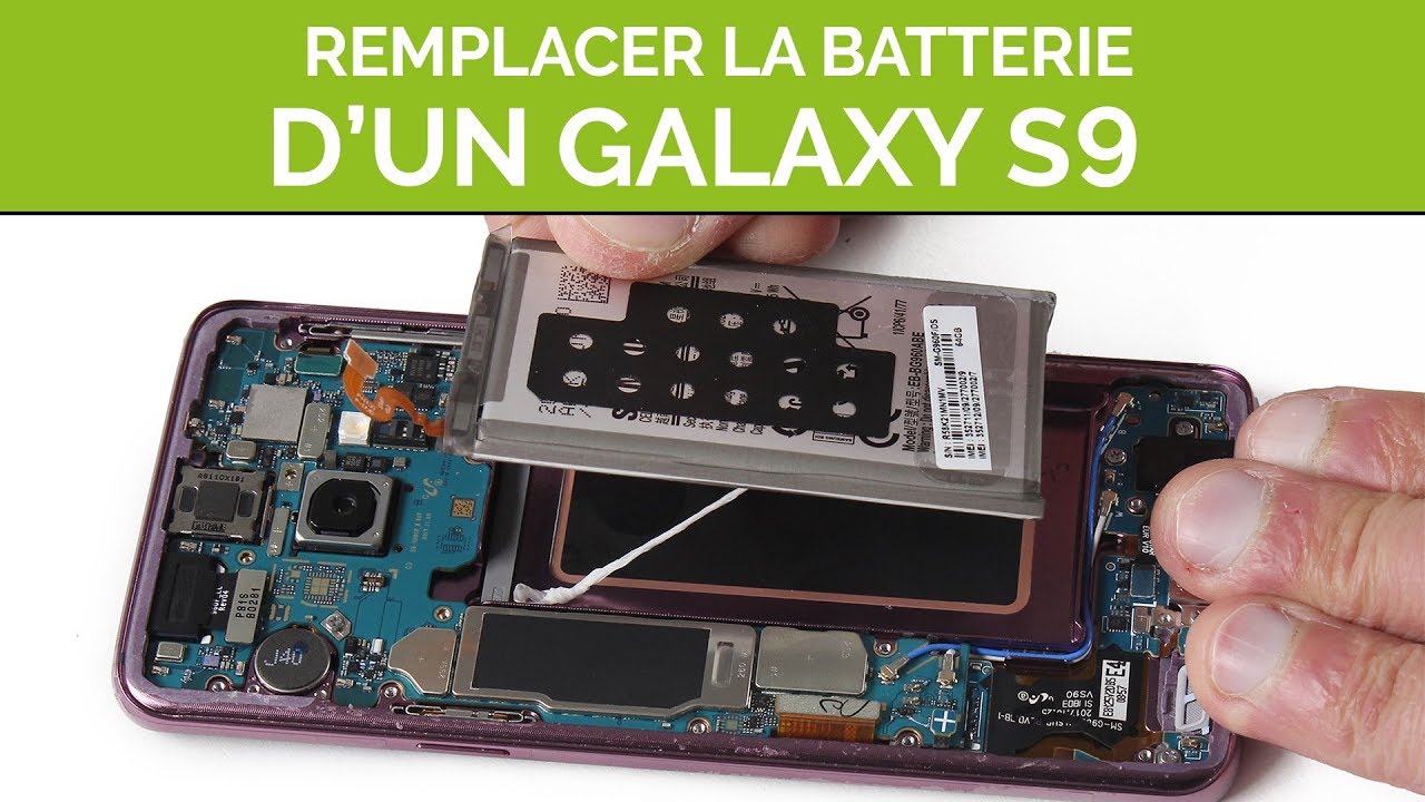 Remplacer la batterie de son Samsung Galaxy S9. By SOSav - YouTube