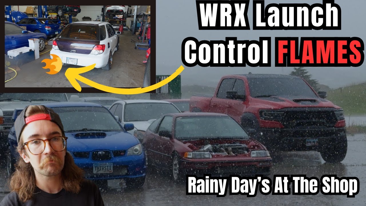 Rainy Shop Days & WRX Launch Control Flames 🔥