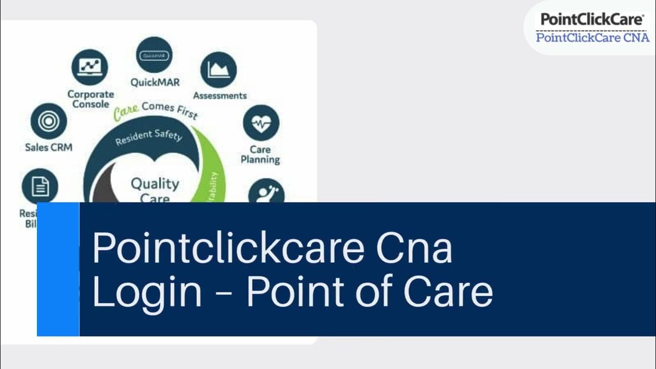 Pointclickcare Cna Login Point of Care YouTube