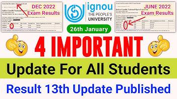 (Breaking News) DEC 2022 Result 13th Update Published_Grade Card New Update_Revaluation Result 2023