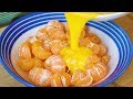 橘子这样做家人喜欢吃,加2鸡蛋,不水煮不油炸,出锅比糖还香甜【阿胖面食】