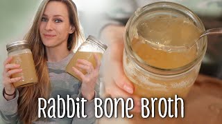 Simple RABBIT BONE BROTH using an Instant Pot