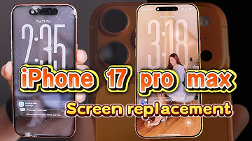 how to replacement screen iphone 17 pro max 😍