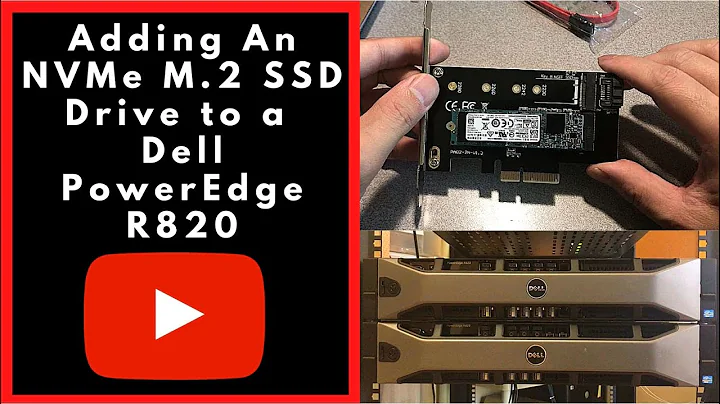 Adding An NVMe M.2 SSD drive to a Dell PowerEdge R820