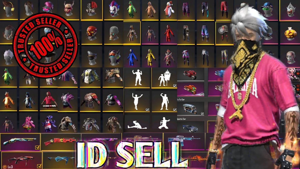 FREE FIRE 😍 BEST ACCOUNT SELL || OLD PLAYER ID SELL 75+ || NO. 3 // RS 💵 5,000