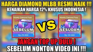 HARGA DIAMOND MLBB RESMI NAIK ! JANGAN TOP UP DULU SEBELUM NONTON INI ! PERUBAHAN HARGA DM MLBB 2026