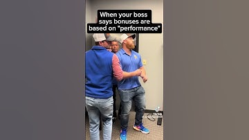 When your boss says bonuses are based on performance #letstalkbynlynch #jobs #comedy #funny