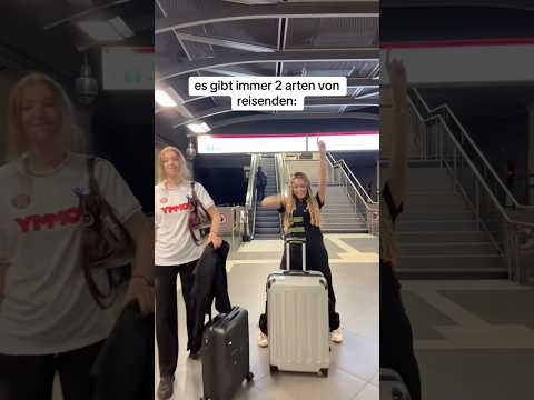 wer seid ihr? LINKS oder RECHTS 😂 #mialudwig #reisen #flughafen