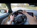 2021 C8 Corvette POV Drive on Tennessee Backroads (3D Audio)