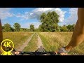 4K Bike Ride Through the Summer Fields for Indoor Bike Training - 1 Hour