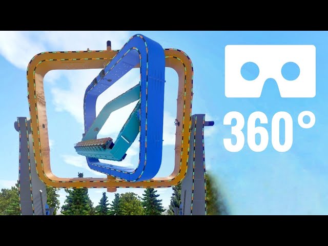 Roller Coaster 360 Spinning Twister Nintendo Virtual Reality VR Box Montañas rusas PSVR